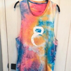 ZYIA Multicolor Tie-Dye Tank Top